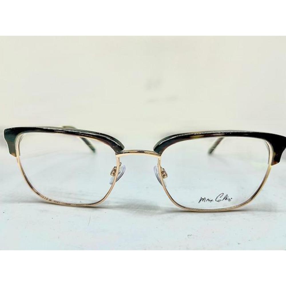 New MAX COLE MC-1527 Col.10 Tortoise & Gold Eyeglasses 53/19/135